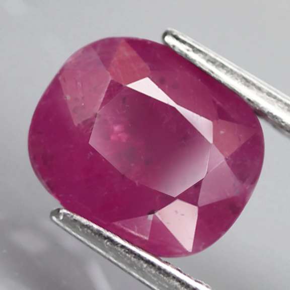 Stunning violet red 1.94ct unheated Ruby