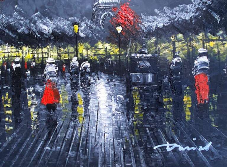 ONE OF A KIND BEAUTIFUL PAINTING ON CANVAS