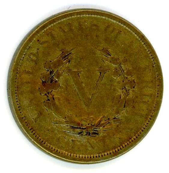 1889 Liberty 'V' Nickel