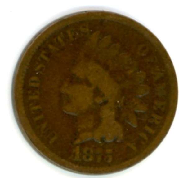 1875 Indian Head Cent