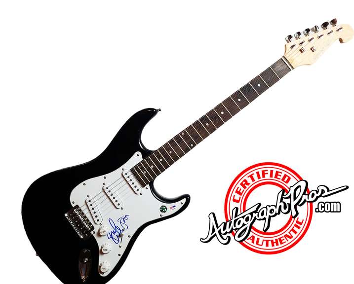Pearl Jam Mike McCready Stone Gossard Signed Guitar UACC AFTAL RACC TS PSA