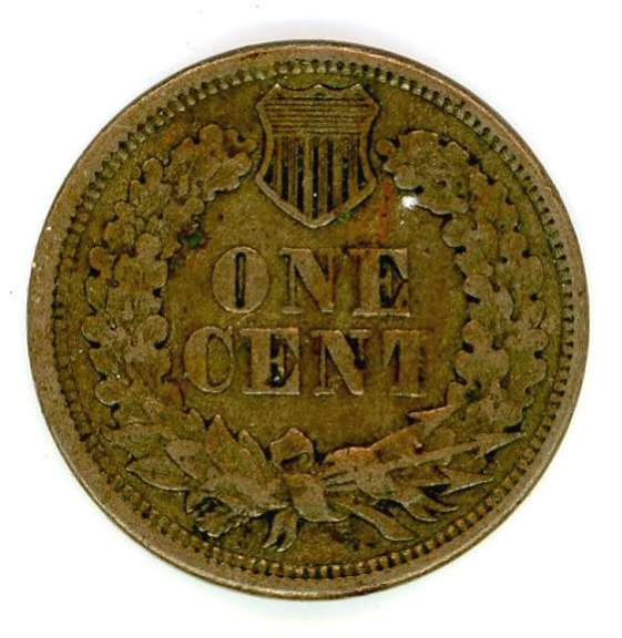 Nice 1863 Copper Nickel Indian Head Cent