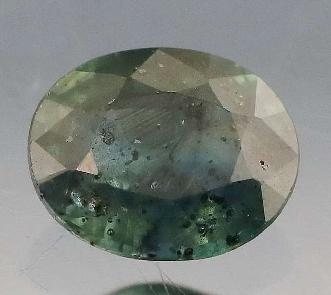 Heated only! Australian! .48ct blue green Sapphire