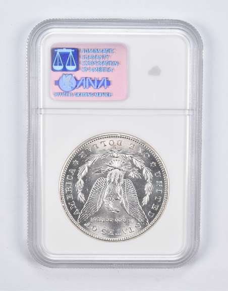 MS61 1886-S Morgan Silver Dollar CAC NGC