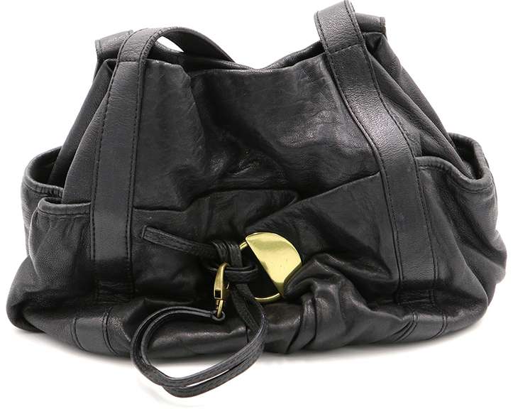 Black Leather Kooba Handbag