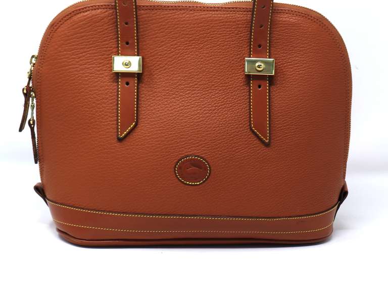 Dooney & Bourke Pebble Zip Zip Satchel Handbag