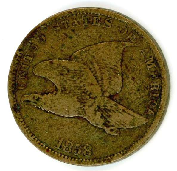 1858 Flying Eagle Cent