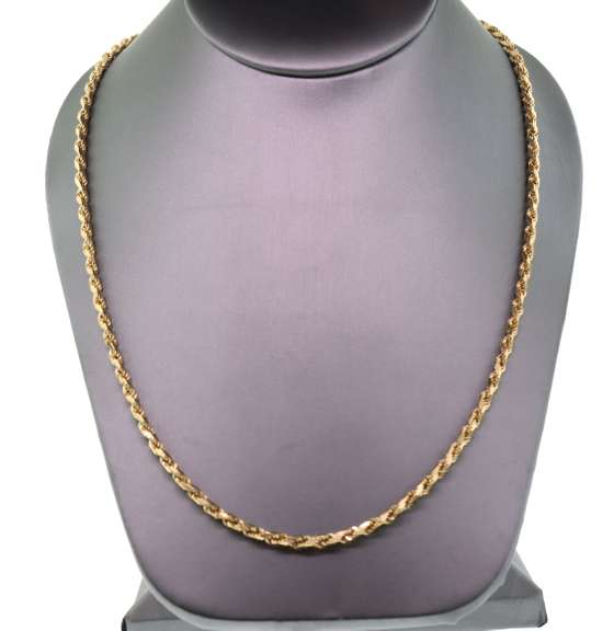 14k Gold Weaved Chain