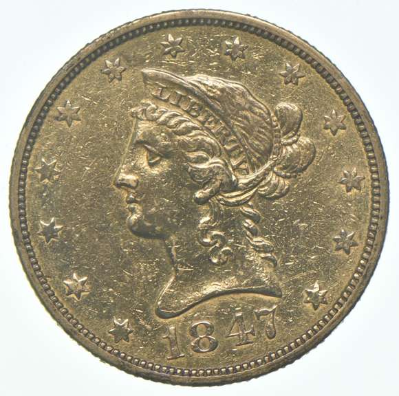 1847-O $10 Liberty Head Gold Eagle