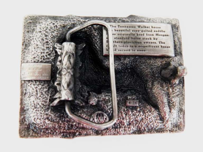 1984 Tennessee Walker Horse Belt Buckle