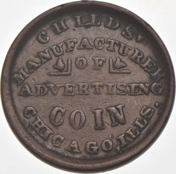 1863 Childs Chicago Civil War Token IL 150K