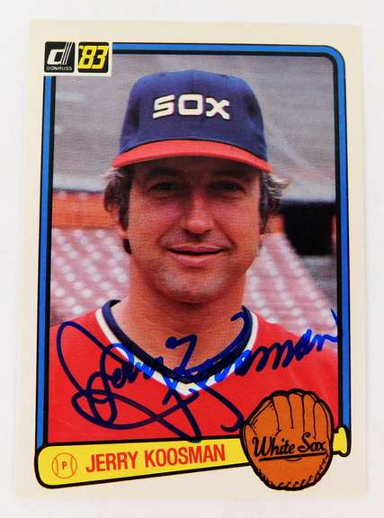 Jerry Koosman Autographed 1983 Baseball Card