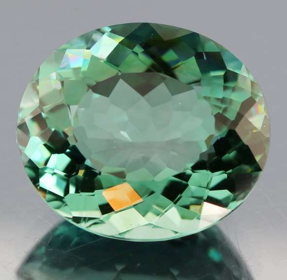 Designer 30.27ct blue green Hydrothermal Quartz