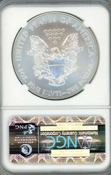 Perfect 2011 25th Anniversary Silver Eagle in NGC MS70. Early Release!
