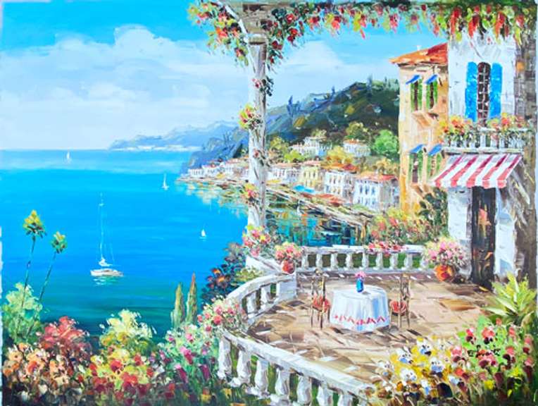 ONE OF A KIND BEAUTIFUL PAINTING ON CANVAS