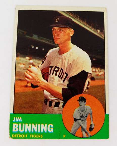 Jim Bunning 1963 Baseball Card