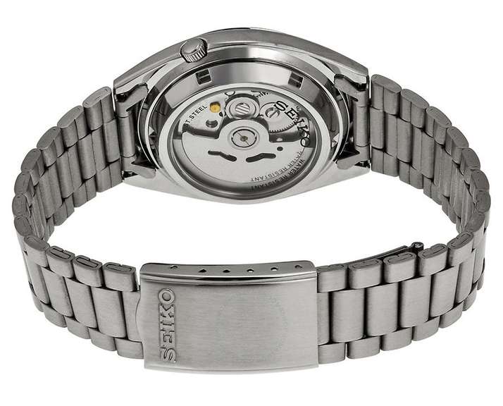 Seiko White Grid Dial Automatic, New In Box.