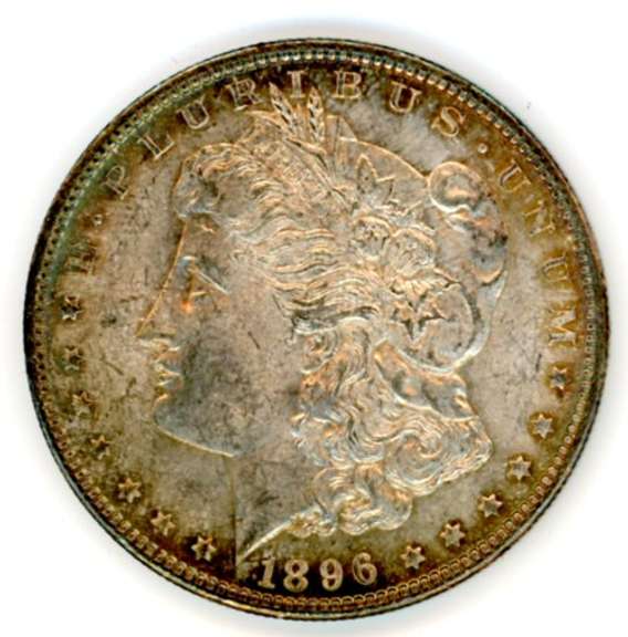 Uncirculated 1896 Morgan Silver Dollar