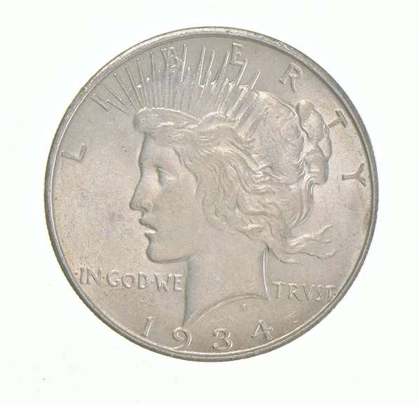 1934-D Peace Silver Dollar