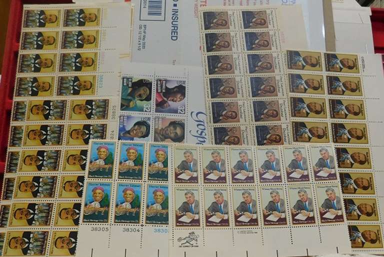 Stamps:  Black Heritage  $18.92
