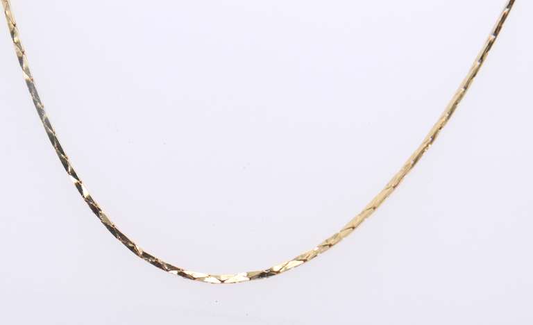 Italian Yellow Gold Chain Necklace