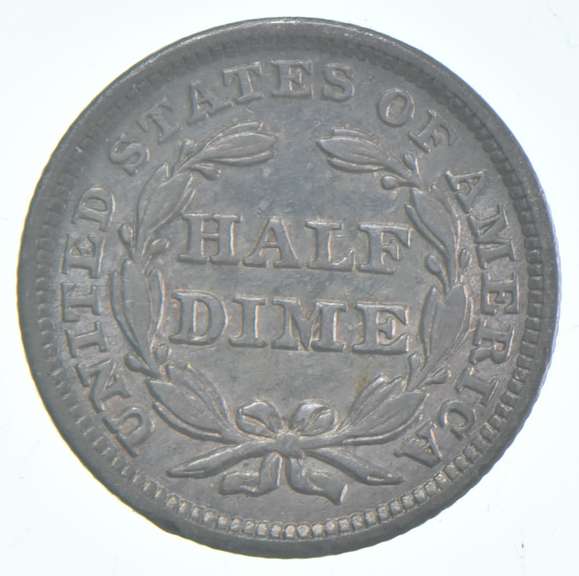 1850 Seated Liberty Half Dime