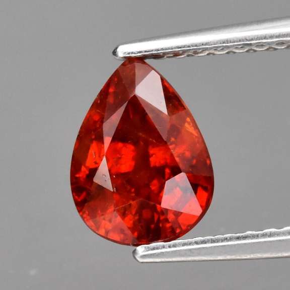 Fiery 2.01ct top red orange Spessartite Garnet
