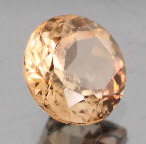 Lavish 2.49ct 8mm Imperial Topaz solitaire