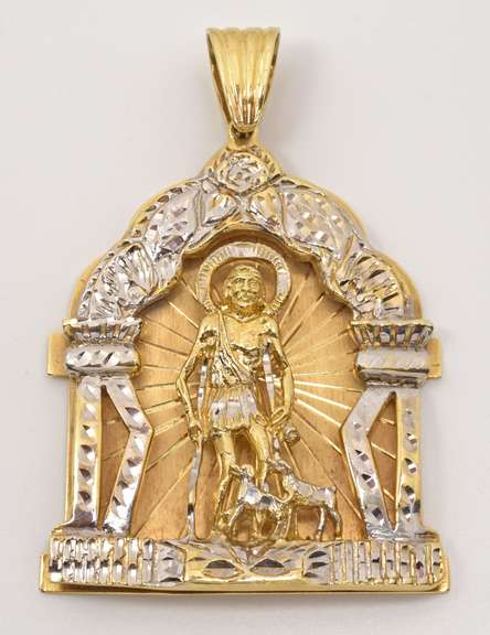 Massive Gold Good Shepard Pendant