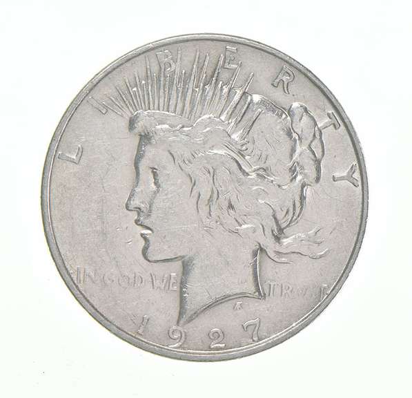 1927-D Peace Silver Dollar