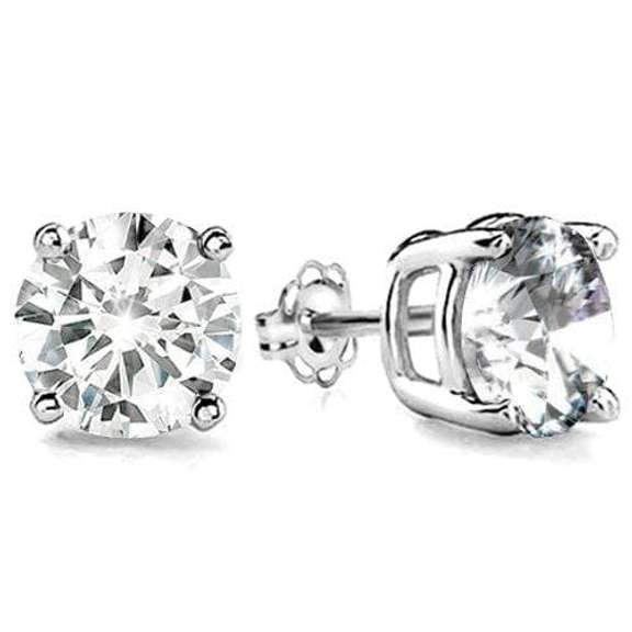 1/2 CT DIAMOND 10KT GOLD EARRINGS STUD