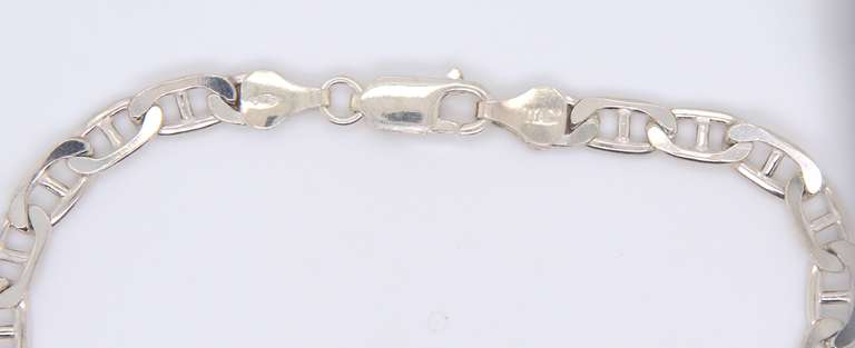 Italian Sterling Silver Fancy Link Bracelet