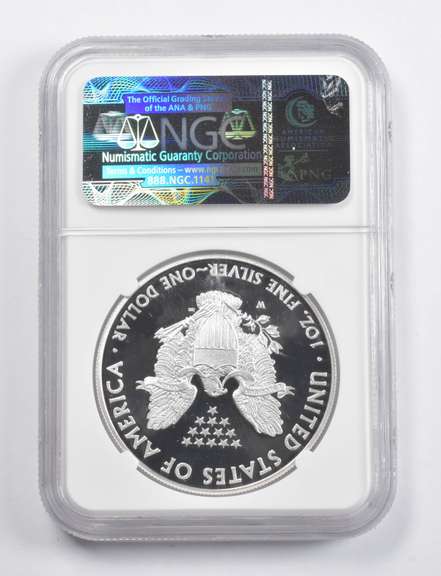 PF69 UCAM 2013-W American Silver Eagle Signed Jones NGC