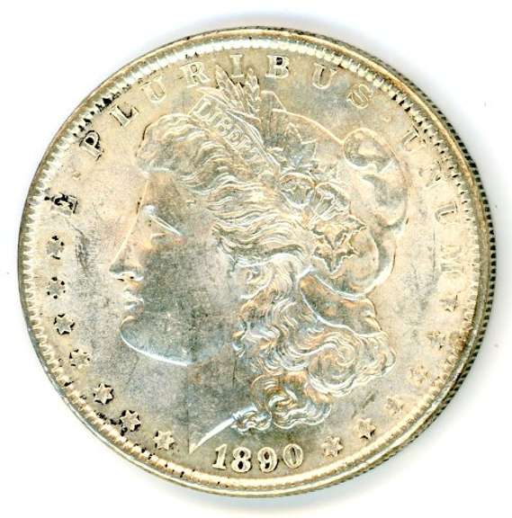 Uncirculated 1890 Morgan Silver Dollar