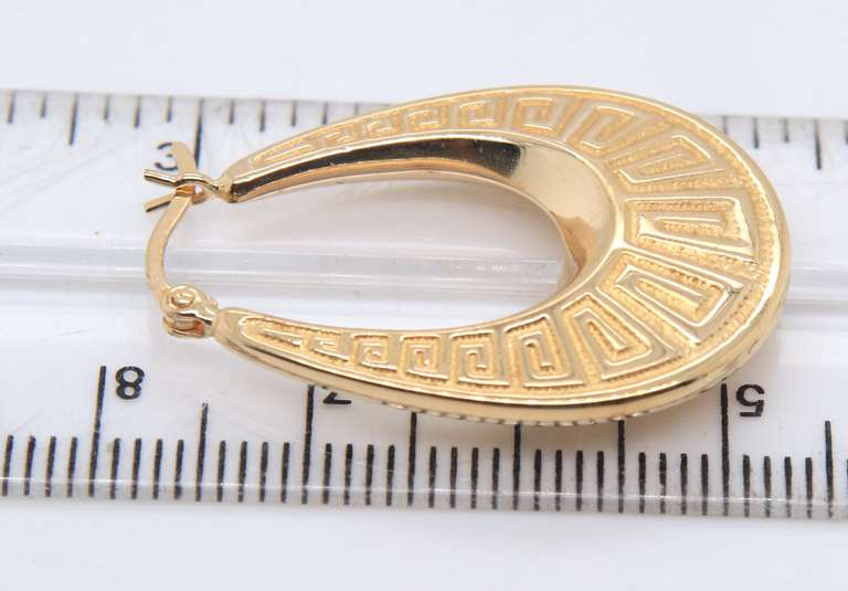 Favorite Yellow Gold Greek Key Earrings