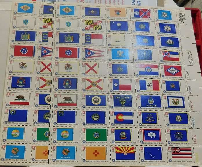Stamps: Flags  $19.60 face