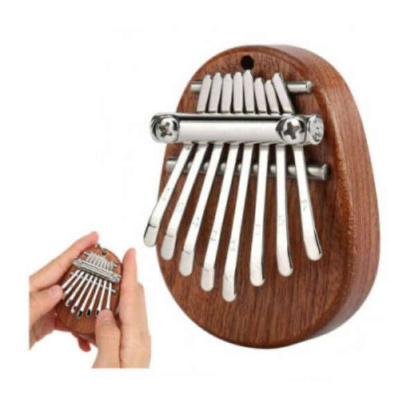 Kalimba Thumb Piano 8 Keys Mini Finger Wooden Instrument