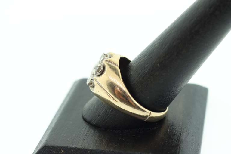 MENS 7 DIAMOND CLUSTER RING