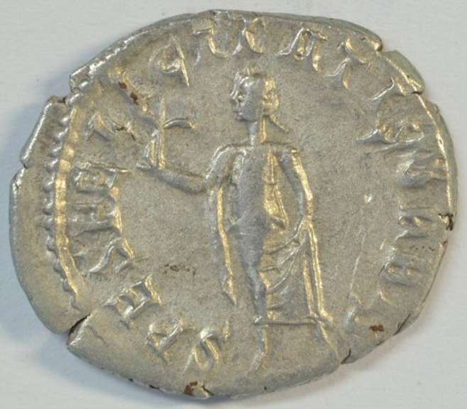 Lustrous Near Mint Philip I Roman Silver Piece, 244-249 AD