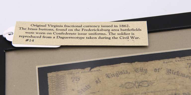 Original Virginia Fractional Currency issued in 1862