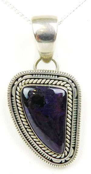 Artie Yellowhorse Navajo Sterling Pendant & Chain