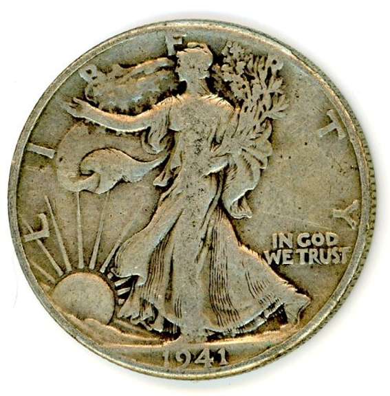 1941 Walking Liberty Half Dollar