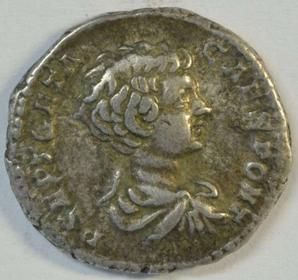 Very scarce Emperor Geta Roman Silver Denarius, 209-212 AD