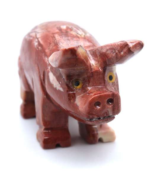 Pig Animal Hand Carving