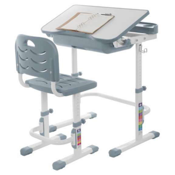 Height Adjustable Study Desk And Chair Set