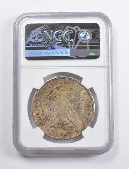 AU55 1921 Morgan Silver Dollar NGC