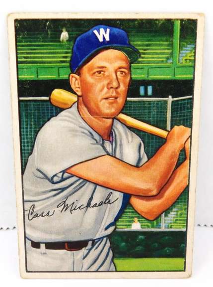 1952 Cass Michaels Bowman Baseball Card