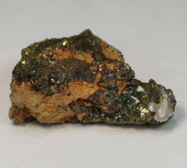 Unique shape! 145ct natural Pyrite and Calcite