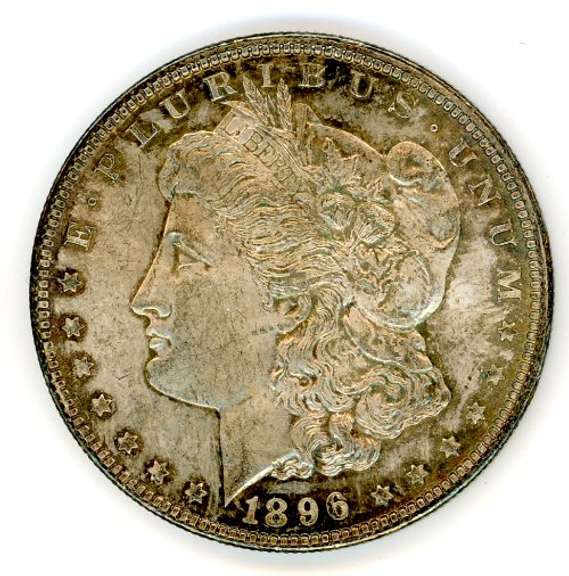 Uncirculated 1896 Morgan Silver Dollar