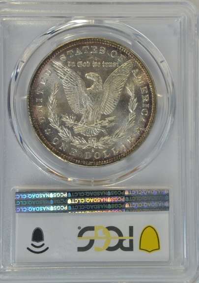 Virtual Gem BU 1879-S Morgan Silver Dollar. PCGS MS64